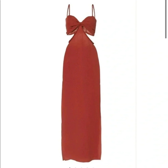Johanna Ortiz Dresses & Skirts - Johanna Ortiz Patchwork Dream Cutout Silk Maxi Dress 6
